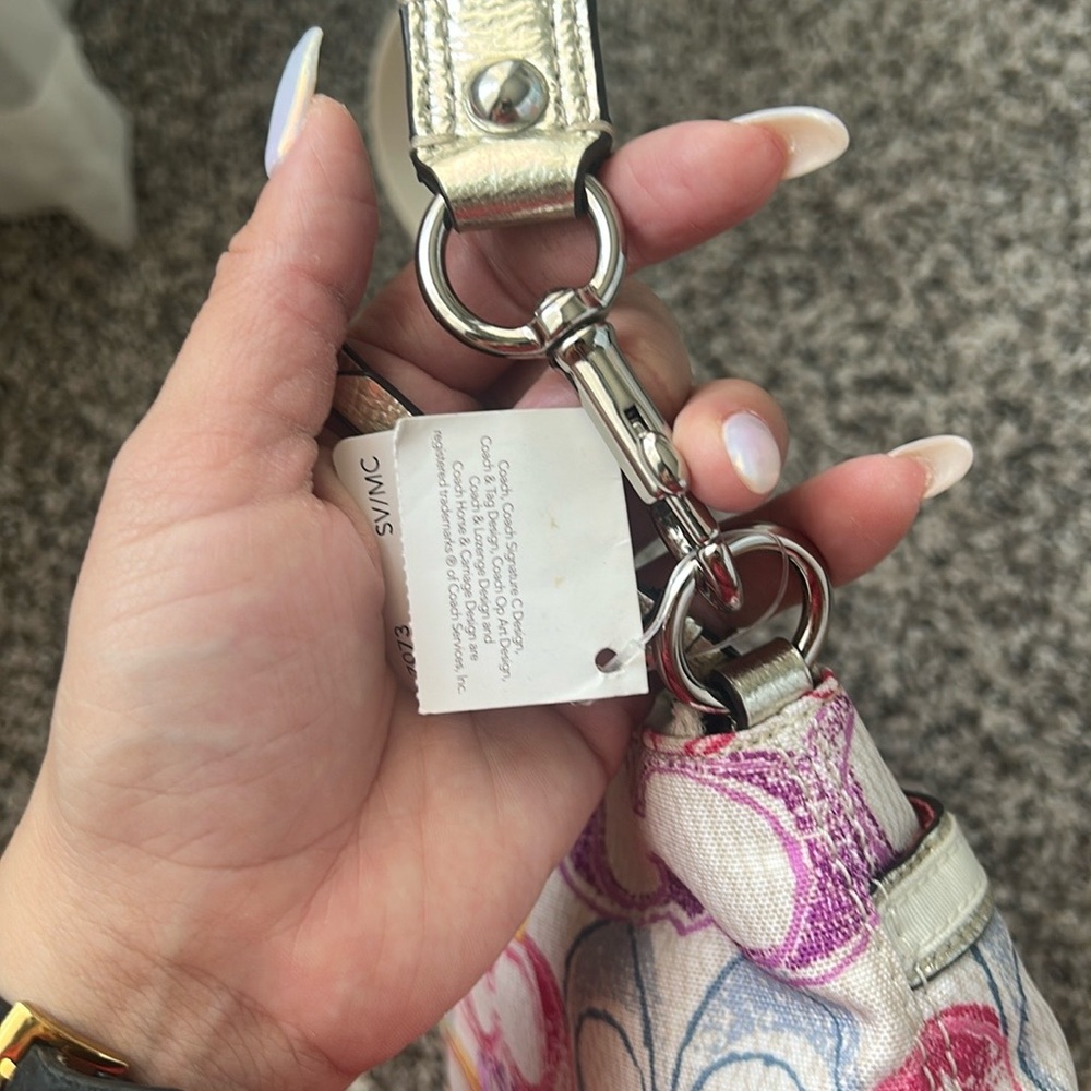 NWT Y2K Coach Poppy Dream Crossbody Bag with Signature Monogram - Picture 3 of 14